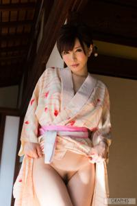 Японки в кимоно показывают пушистые лобки - фото #35
