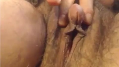 Woman Masturbating Large Clitoris